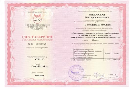 Программы реабилитации и ремедиации